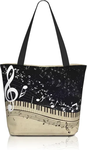 Tote Bag for Women Reusable Shopping Tote Bag Zippered Inspirational Scripture Shoulder Bags