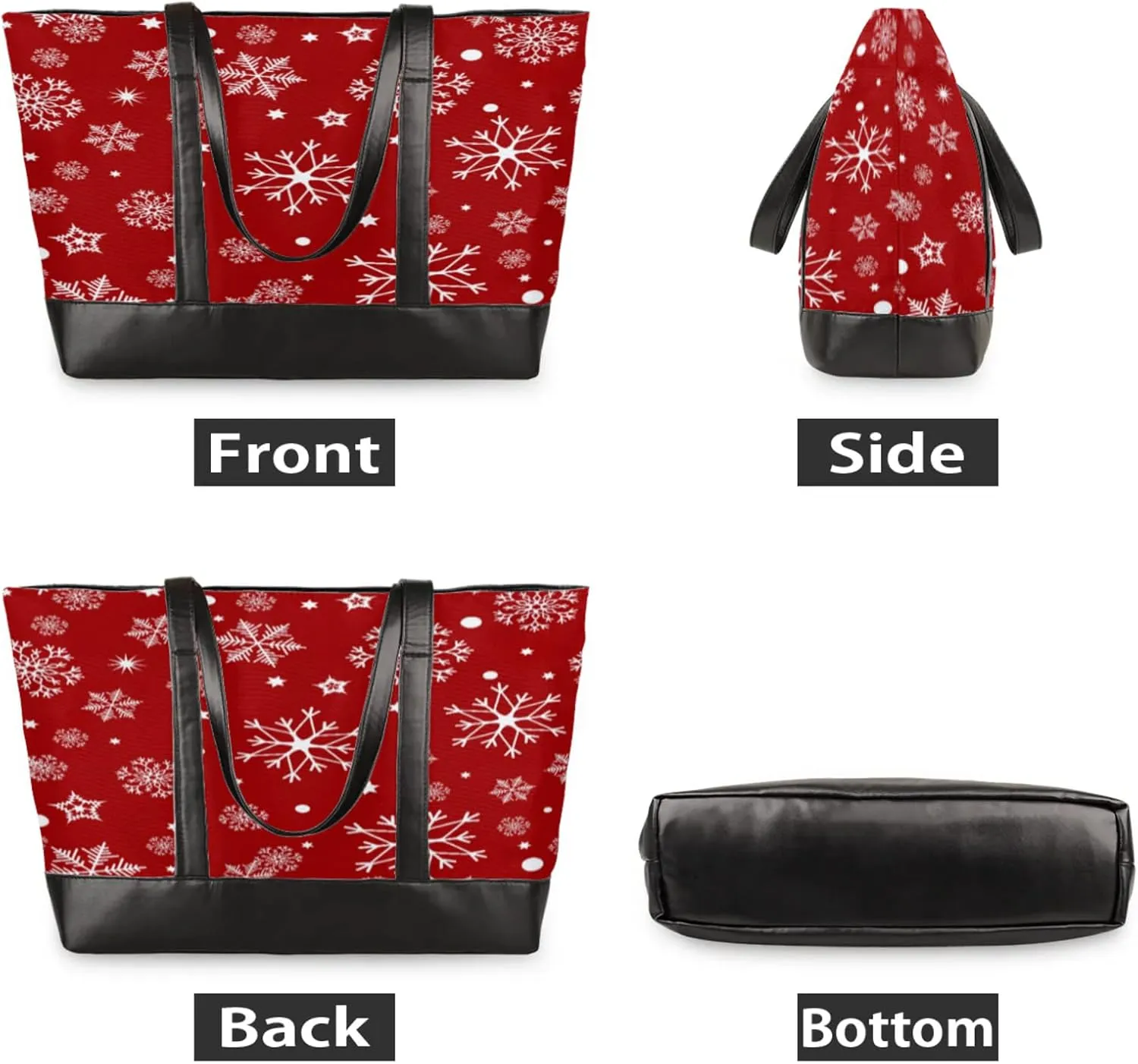 Tote Bag for Women with Zipper, Laptop Tote Bags Laptop Sleeve Case Shoulder Bag Messenger Bags