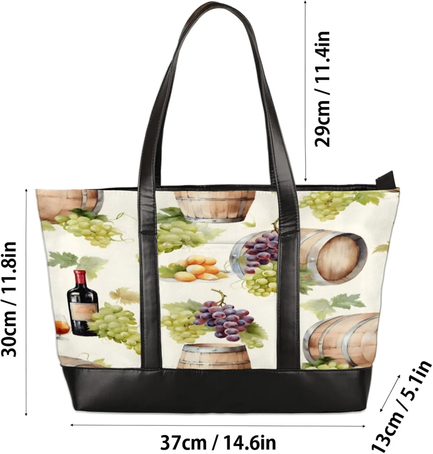 Tote Bag for Women with Zipper, Laptop Tote Bags Laptop Sleeve Case Shoulder Bag Messenger Bags