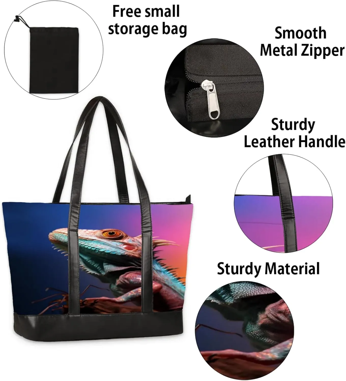 Tote Bag for Women with Zipper, Laptop Tote Bags Laptop Sleeve Case Shoulder Bag Messenger Bags