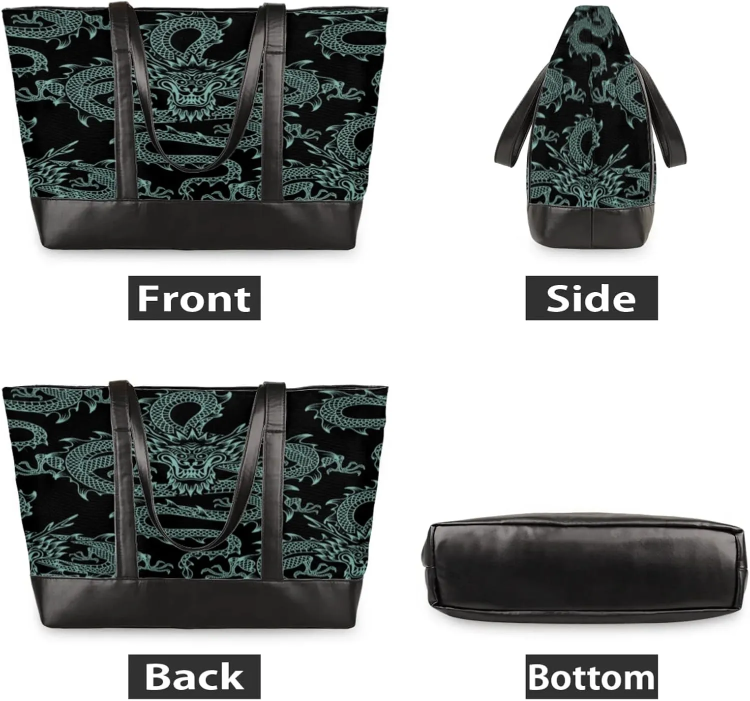 Tote Bag for Women with Zipper, Laptop Tote Bags Laptop Sleeve Case Shoulder Bag Messenger Bags