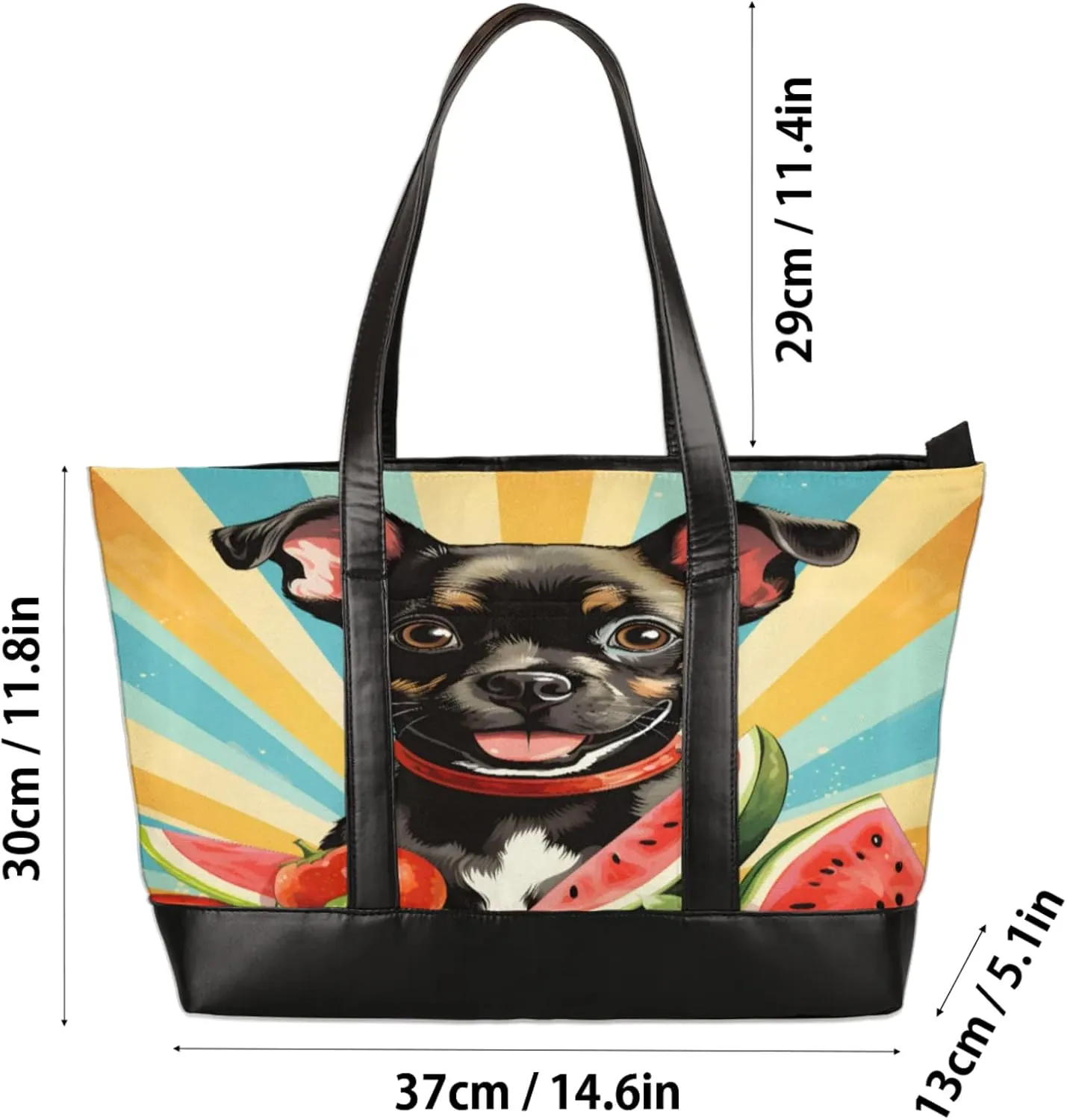 Tote Bag for Women with Zipper, Laptop Tote Bags Laptop Sleeve Case Shoulder Bag Messenger Bags