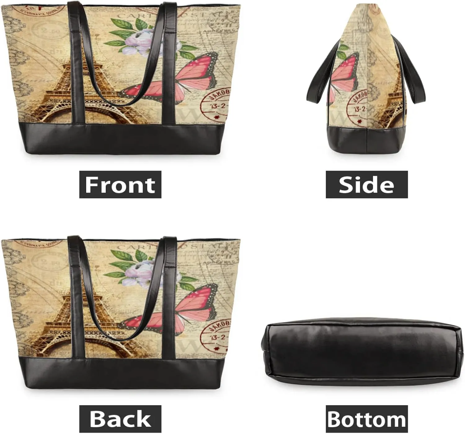 Tote Bag for Women with Zipper, Laptop Tote Bags Laptop Sleeve Case Shoulder Bag Messenger Bags