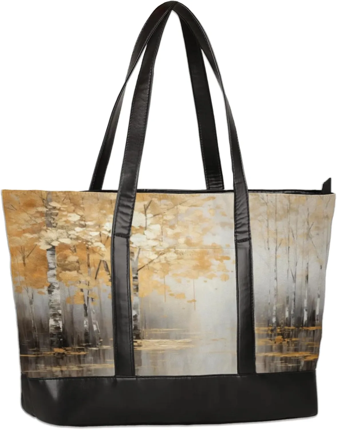 Tote Bag for Women with Zipper, Laptop Tote Bags Laptop Sleeve Case Shoulder Bag Messenger Bags