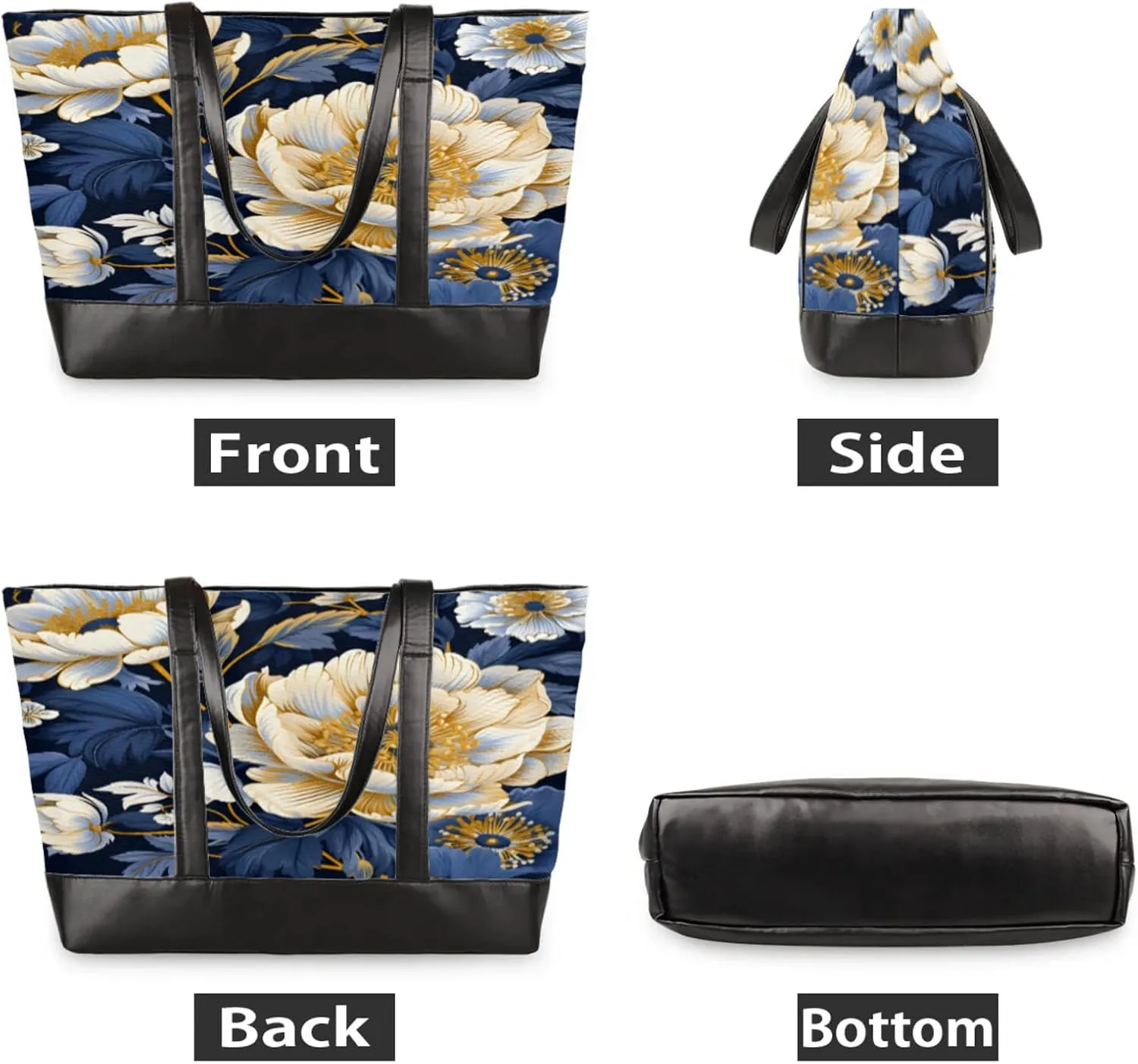 Tote Bag for Women with Zipper, Laptop Tote Bags Laptop Sleeve Case Shoulder Bag Messenger Bags
