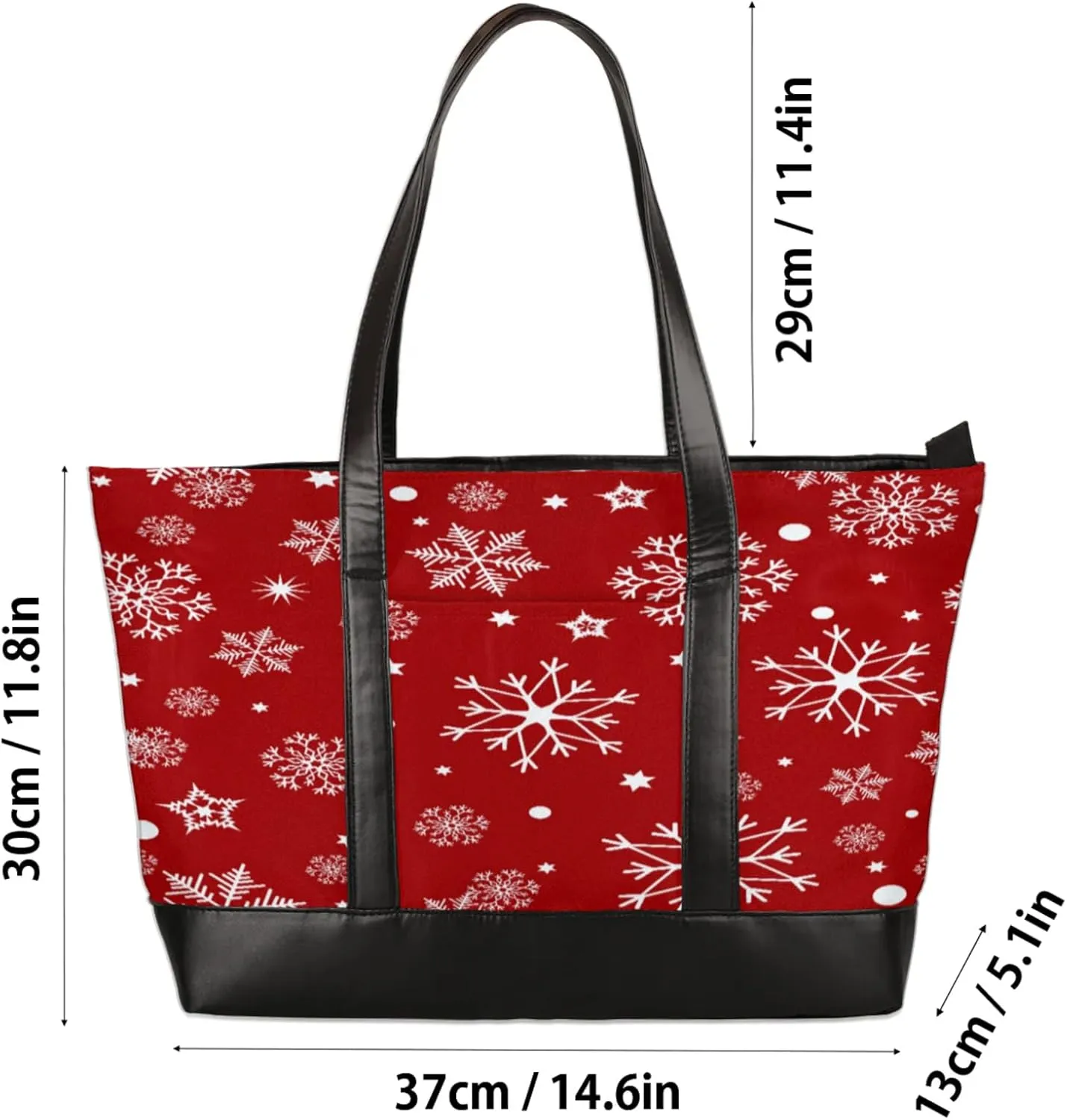 Tote Bag for Women with Zipper, Laptop Tote Bags Laptop Sleeve Case Shoulder Bag Messenger Bags
