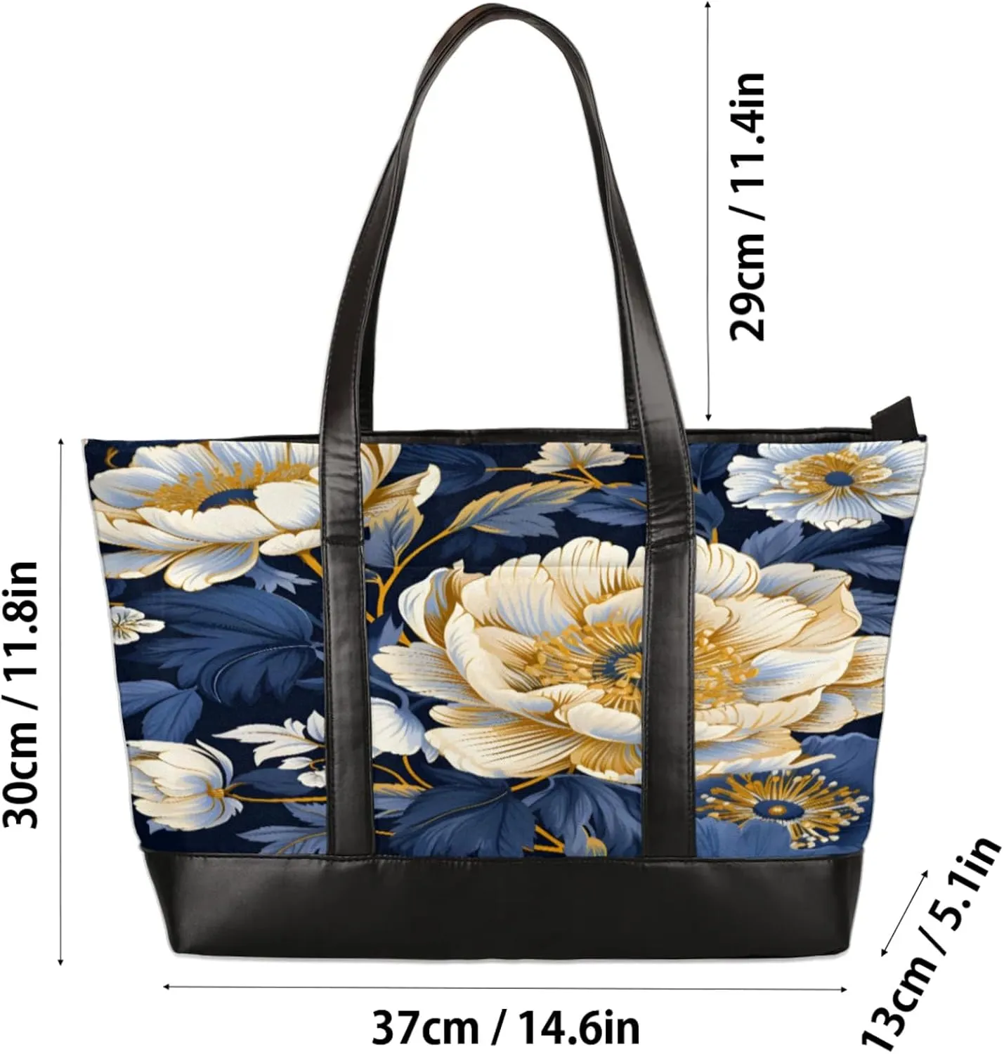 Tote Bag for Women with Zipper, Laptop Tote Bags Laptop Sleeve Case Shoulder Bag Messenger Bags