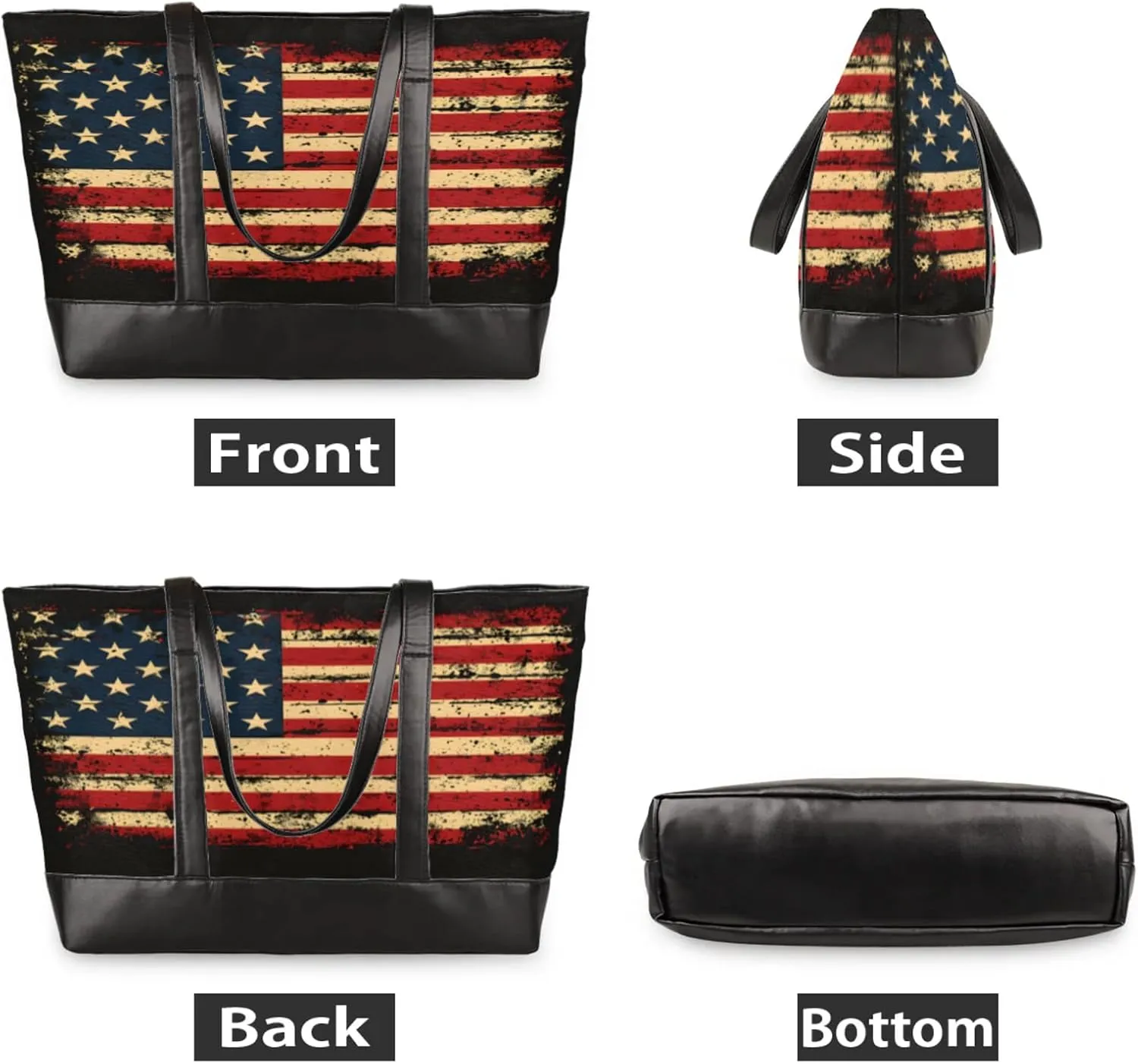 Tote Bag for Women with Zipper, Laptop Tote Bags Laptop Sleeve Case Shoulder Bag