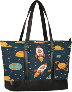 Tote Bag for Women with Zipper, Laptop Tote Bags Laptop Sleeve Case Shoulder Bag