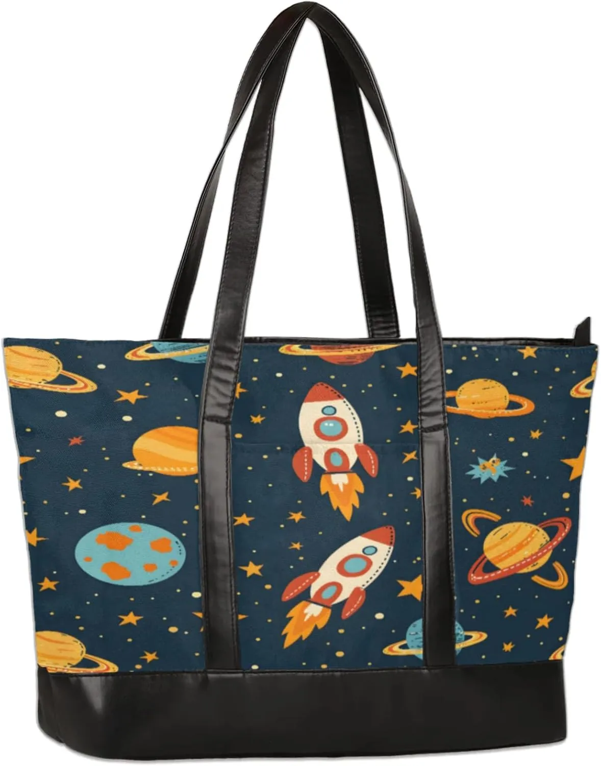 Tote Bag for Women with Zipper, Laptop Tote Bags Laptop Sleeve Case Shoulder Bag
