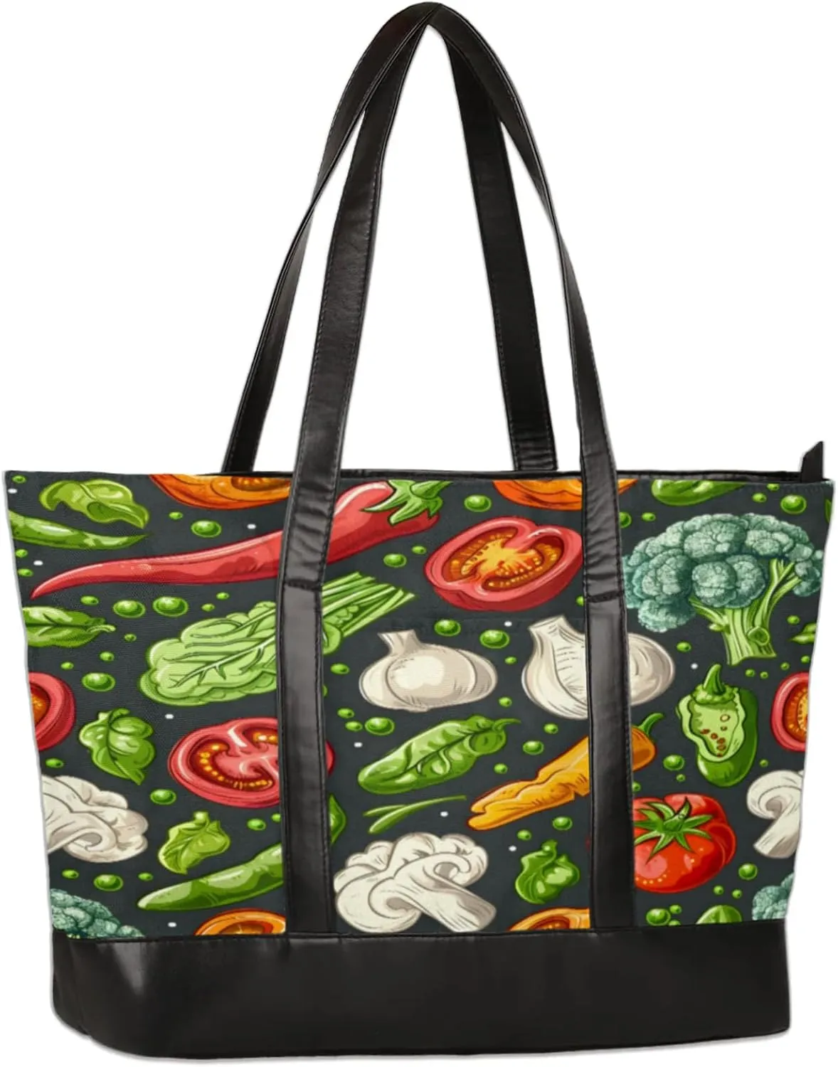 Tote Bag for Women with Zipper, Laptop Tote Bags Laptop Sleeve Case Shoulder Bag