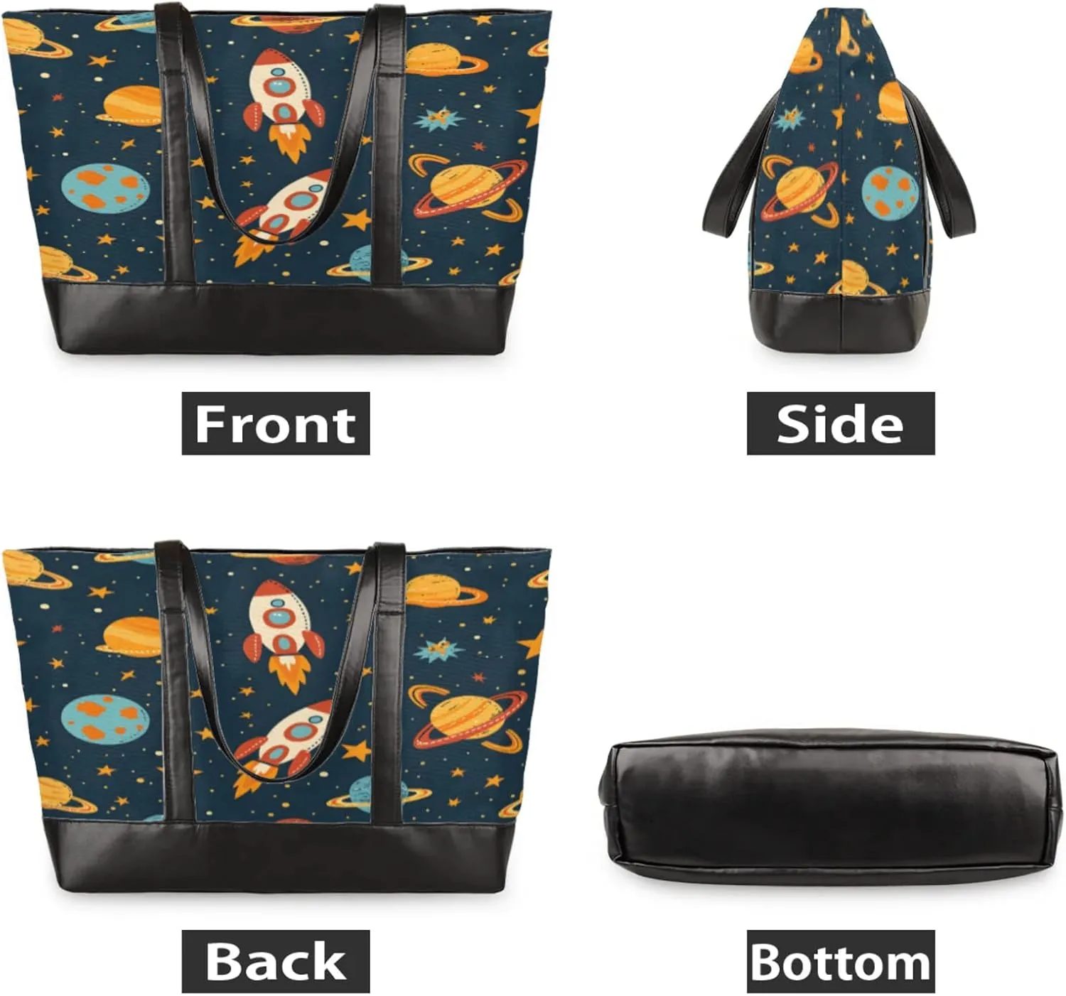 Tote Bag for Women with Zipper, Laptop Tote Bags Laptop Sleeve Case Shoulder Bag