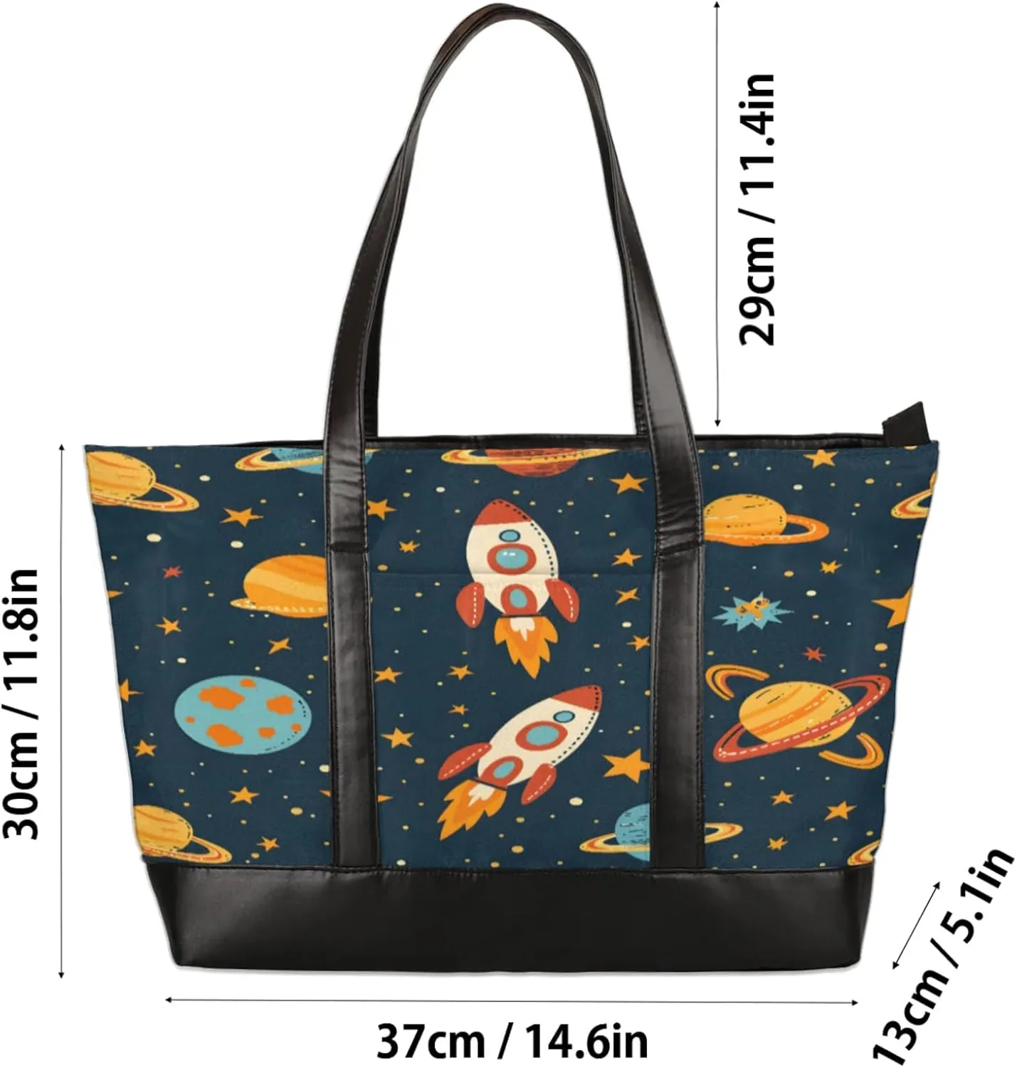 Tote Bag for Women with Zipper, Laptop Tote Bags Laptop Sleeve Case Shoulder Bag
