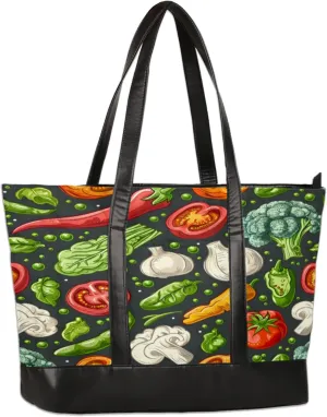 Tote Bag for Women with Zipper, Laptop Tote Bags Laptop Sleeve Case Shoulder Bag