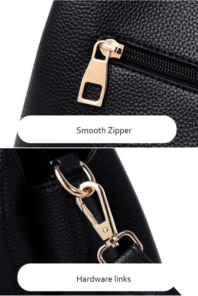 Tote Bag With Zipper,Large Purses for Women Shoulder Bag,Top Handle Satchel Handbag for Travel Work ZW-1076