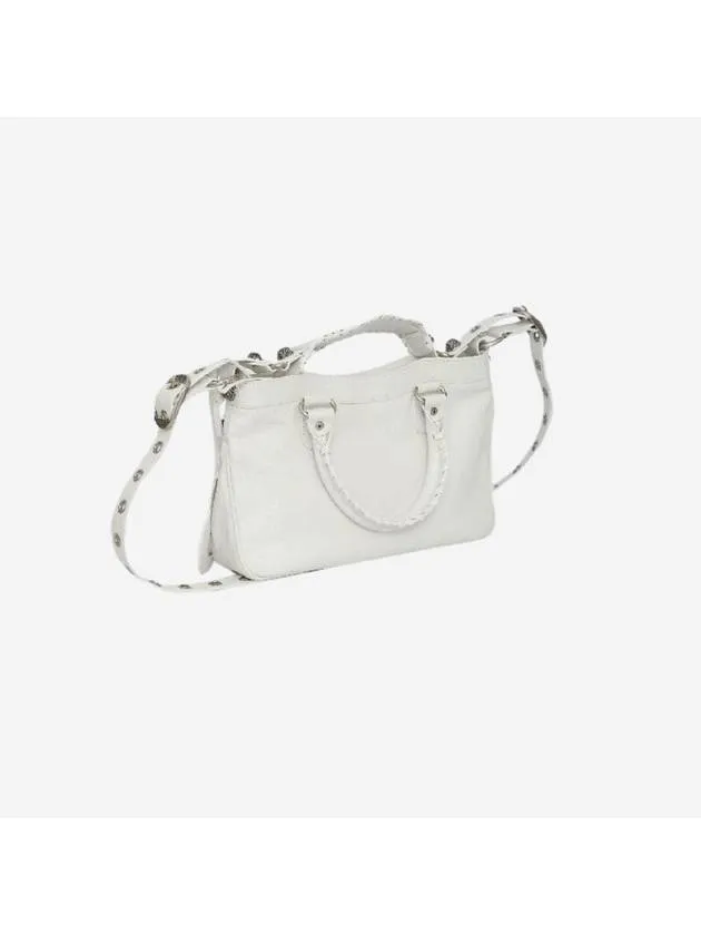 Tote Balenciaga Neo XS White Multi-functional Cagole Bag Best-reviewed