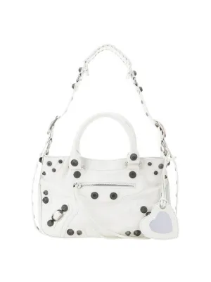 Tote Balenciaga Neo XS White Multi-functional Cagole Bag Best-reviewed