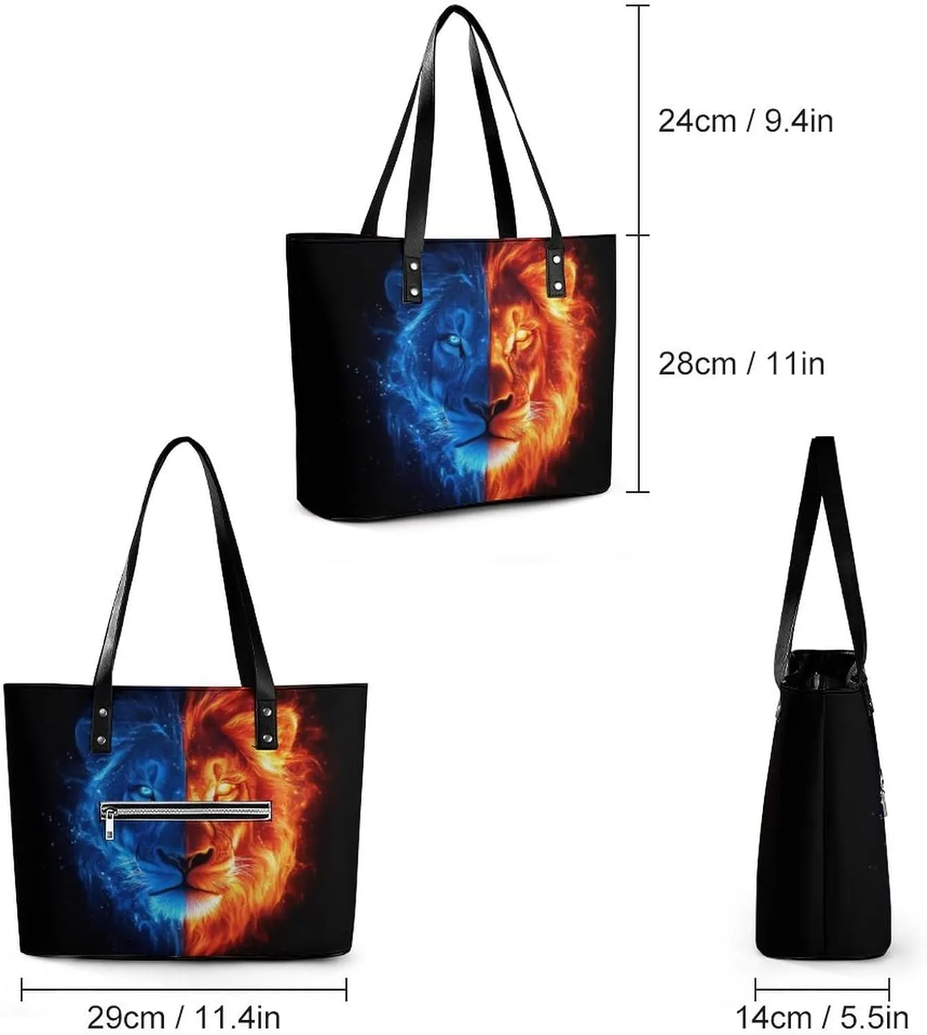 Tote Handbag for Womens Hobo Tote Sling Shoulder Bags Travel Casual Bag