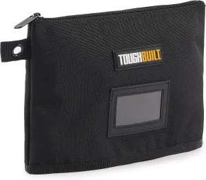 ToughBuilt - Document Bag w/Smooth-Action top-Mounted Zipper, Wear-Resistant Fabric - (TB-95-12)