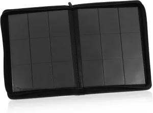 Trading Card Album with Pockets Zipper Closure Card Storage Organizer for Sports Gaming and Business Cards Ample Storage for Card Collection Pages