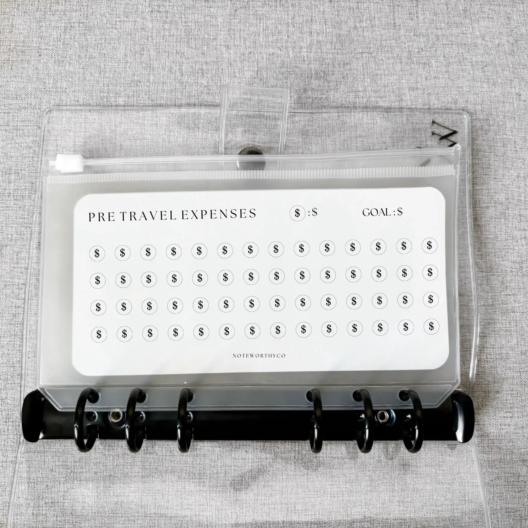 Travel Savings - Cash Trackers
