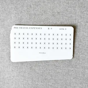 Travel Savings - Cash Trackers