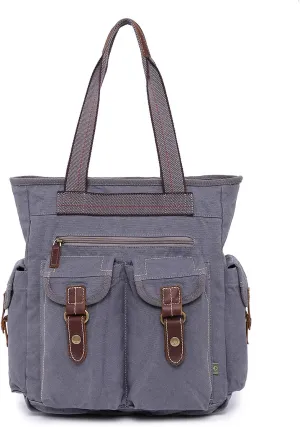TSD Brand Oak Hill Utility Canvas Tote Bag