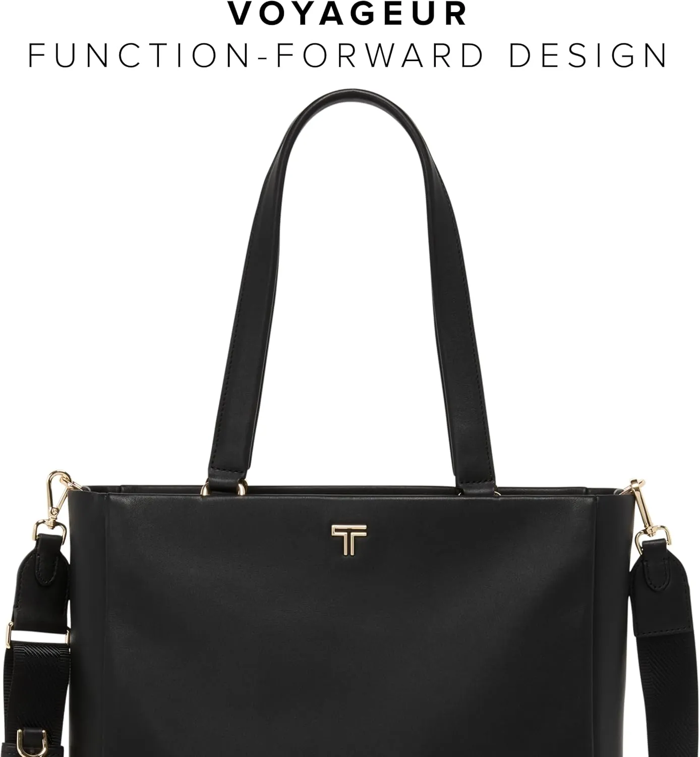 TUMI - Voyageur Vail Leather Tote - Women's Lightweight, Multipurpose, Everyday Bag with Crossbody Strap and Laptop Storage