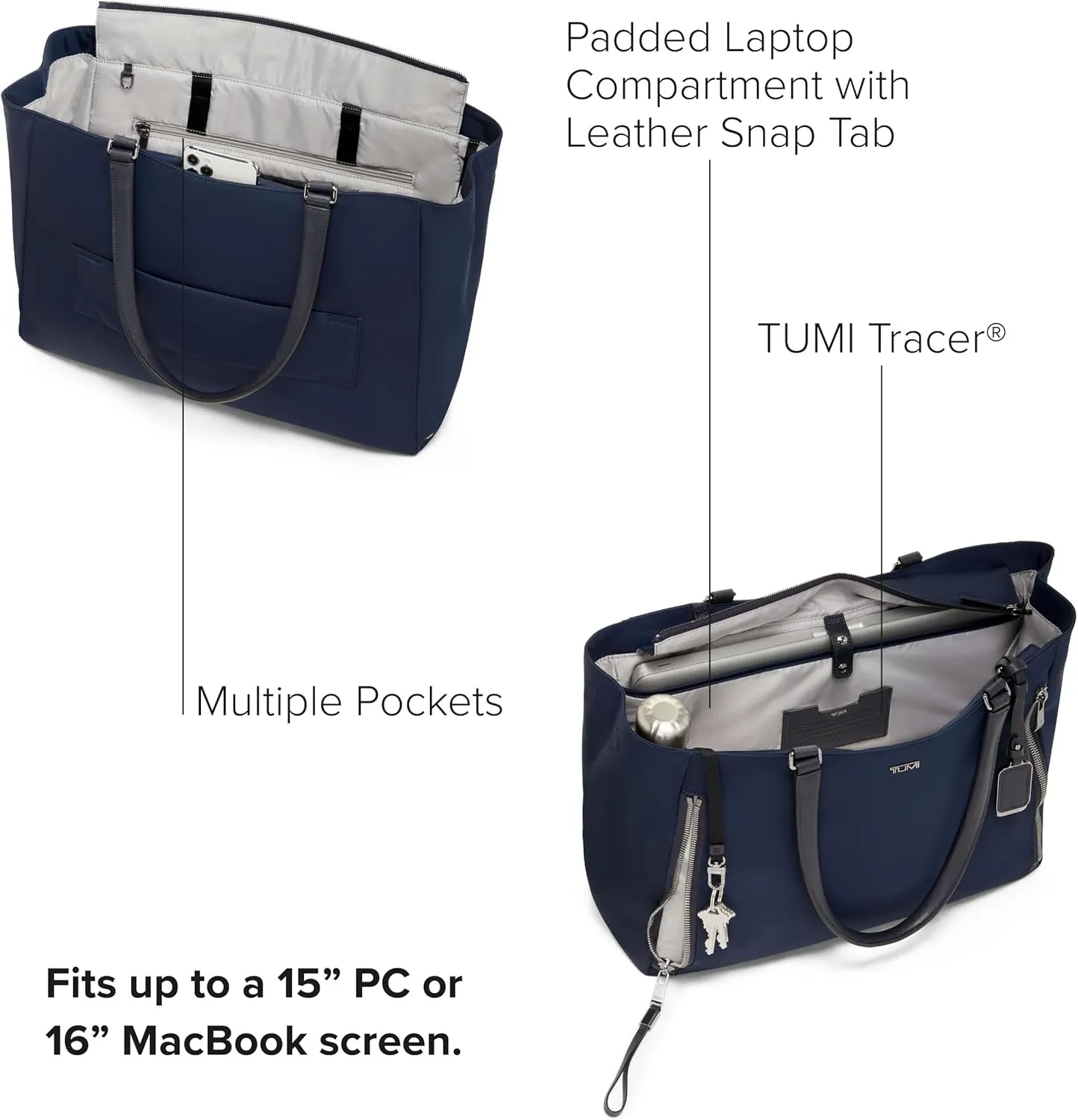 TUMI - Voyageur Valetta Tote - Women's Modern Carryall Bag, Lightweight, Functional Purse for Everyday, Business or Travel