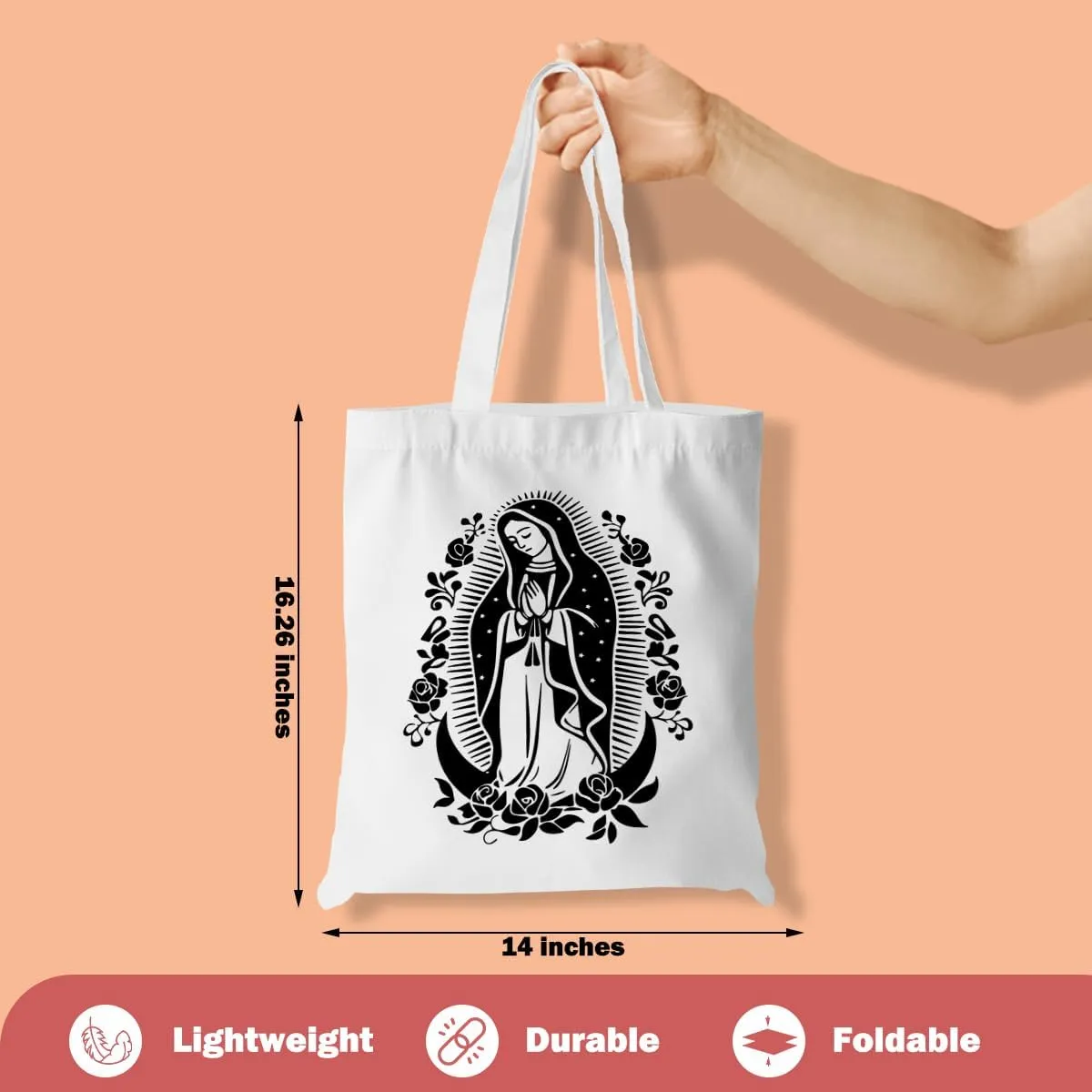 Turtle Gifts Shark Gifts Tote Bag, Hedgehog Horse Gifts for Women Girls, Animals Reusable Grocery Bag Shopping Bag