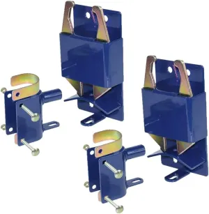 Two Way Lockable Gate Latch, Blue. Perfect for Farms, Pastures, and Ranches. Part Number S16100100 (Big Blue 2PACK)
