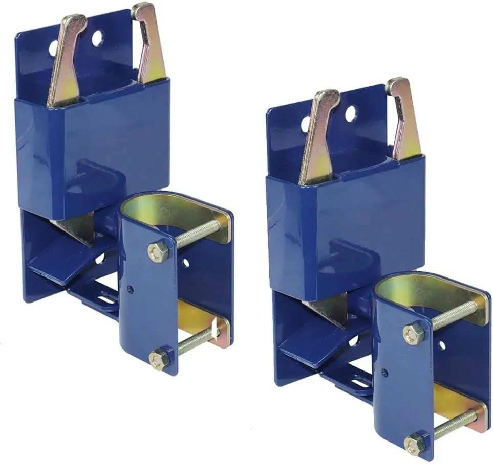 Two Way Lockable Gate Latch, Blue. Perfect for Farms, Pastures, and Ranches. Part Number S16100100 (Big Blue 2PACK)