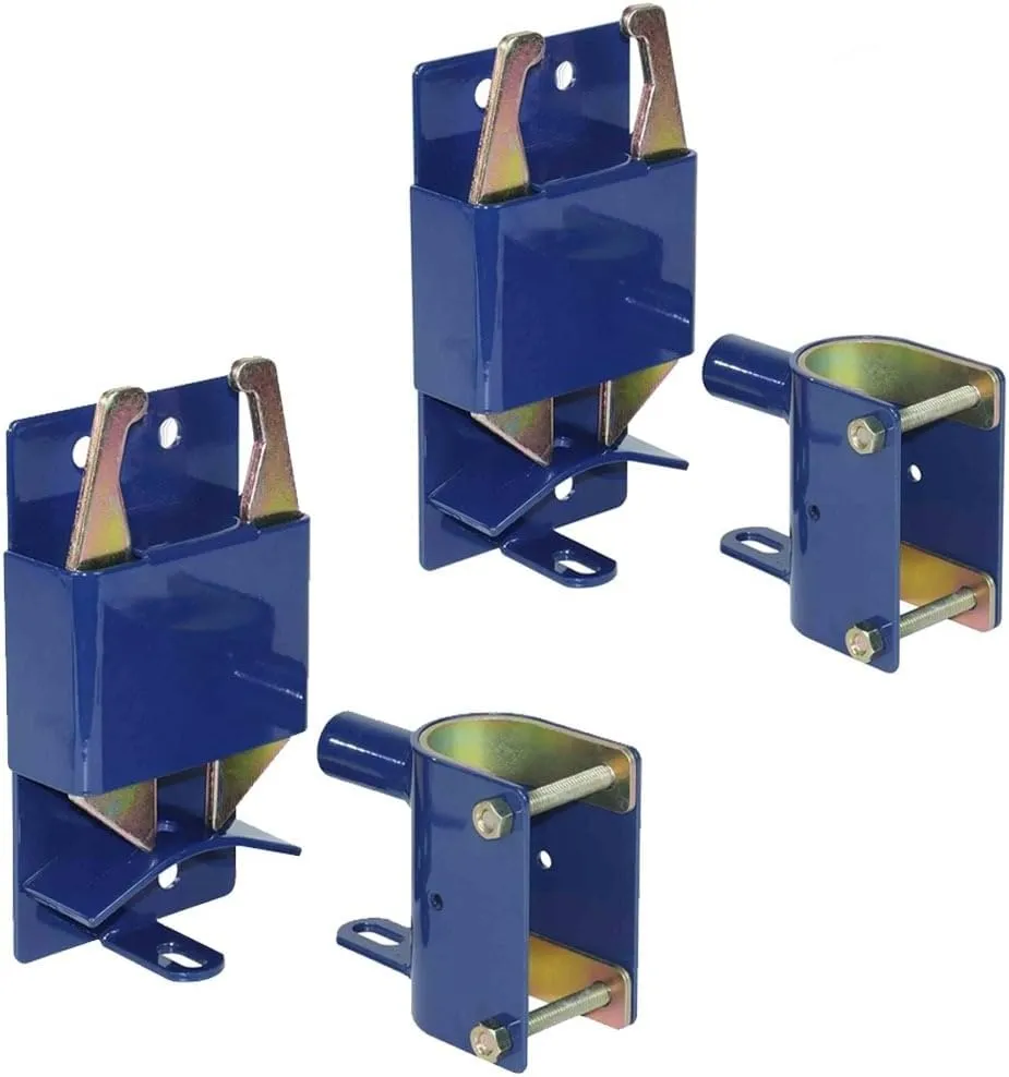 Two Way Lockable Gate Latch, Blue. Perfect for Farms, Pastures, and Ranches. Part Number S16100100 (Big Blue 2PACK)