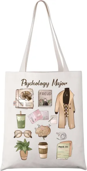 UJIMS Psychotherapist Gift Psychology Major Tote Bag Psychological Counselor Gift Mental Health Therapist Gifts