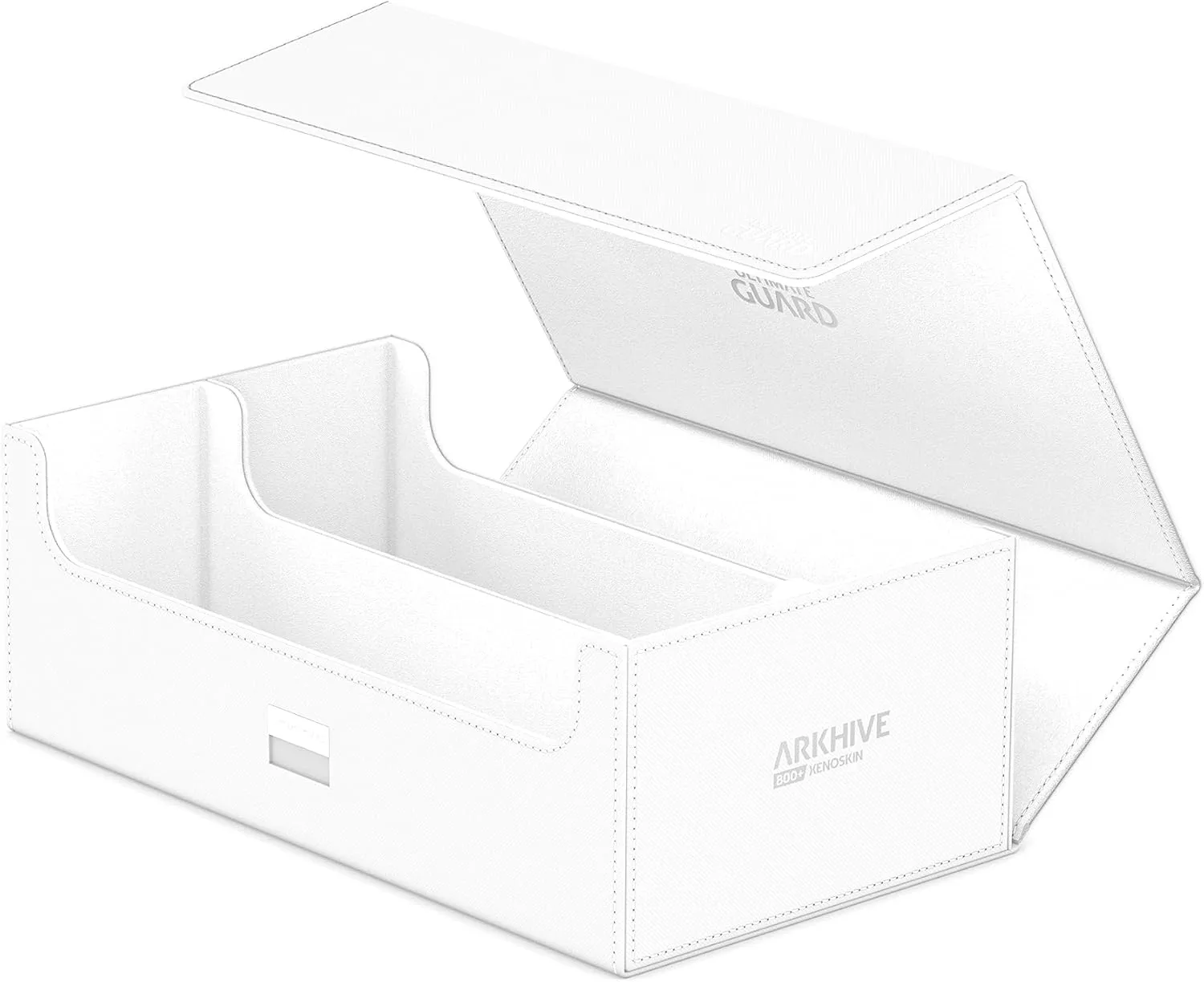 Ultimate Guard Arkhive 800 , Deck Case for 800 Double-Sleeved TCG Cards, White, Compatible with Boulders, Magnetic Closure & Microfiber Inner Lining