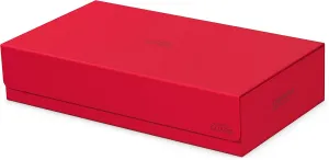 Ultimate Guard Omnihive 1000 , Deck Case for 1000 Double-Sleeved TCG Cards   2 removable Trays, Red, Magnetic Closure & Microfiber Inner Lining