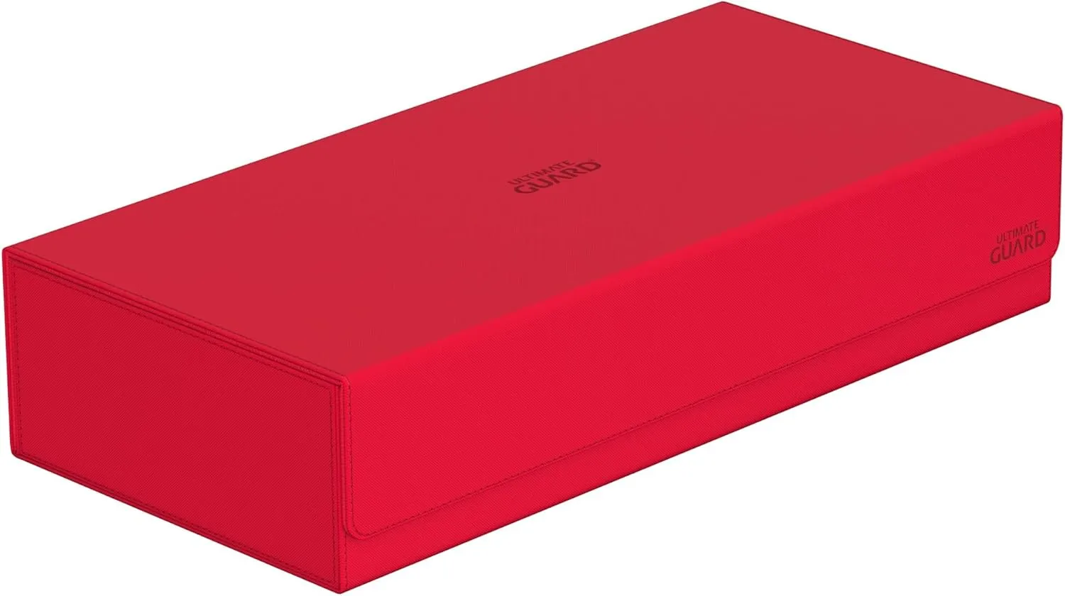 Ultimate Guard Superhive 550 , Deck Case for 550 Double-Sleeved TCG Cards, Red, Compatible with Boulders, Magnetic Closure & Microfiber Inner Lining