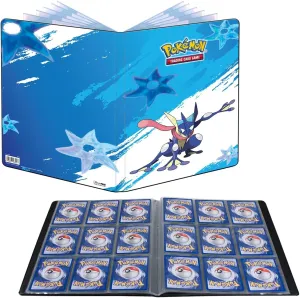 Ultra PRO Greninja 9-Pocket Portfolio for Pokemon Cards, Pokemon Card Binder & Magic The Gathering Organizer, Acid-Free Non-PVC Protection, Stores Up to 180 Cards, Made in USA
