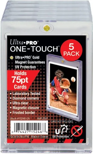 Ultra Pro Polypropylene (PP) 75pt Card Holder - 5 Piece