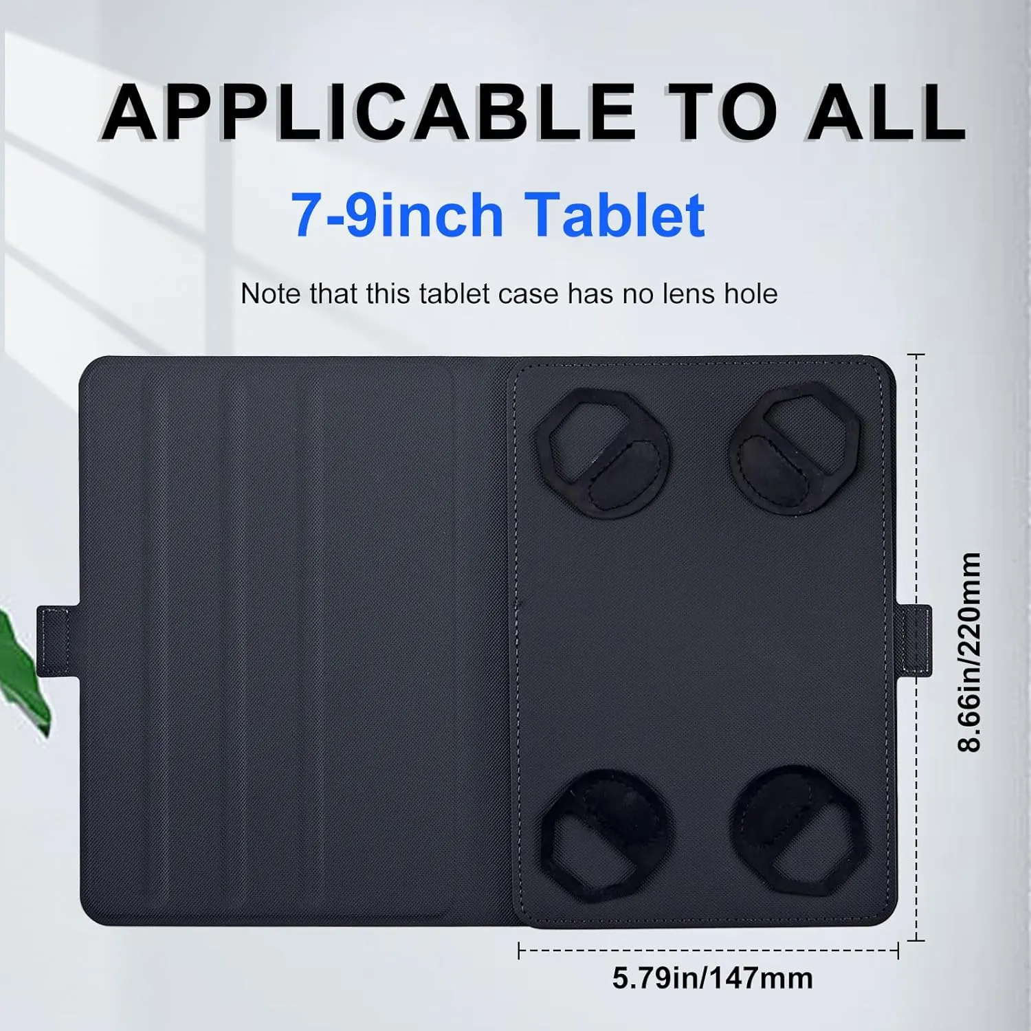 Universal 7.9" 8.0" 8.4" 8.9" 9" Tablet Case,Protective Cover Stand Folio Case for 7-9 Inch Tablet,Tablet Case Cover for iPad, Samsung, Other Tablet, Sparkling High Heels