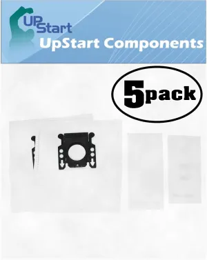 UpStart Components 10 Replacement Type K Vacuum Bags for Miele Compatible with Miele S163, Swing H1 QuickStep, S168, S198, Type K/K, S193, S190, S163i, S164, S157