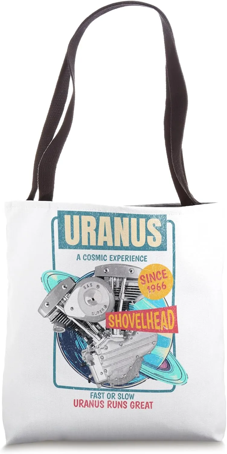 Uranus Brand HD Generator Shovelhead VTwin Fast or Slow Tote Bag