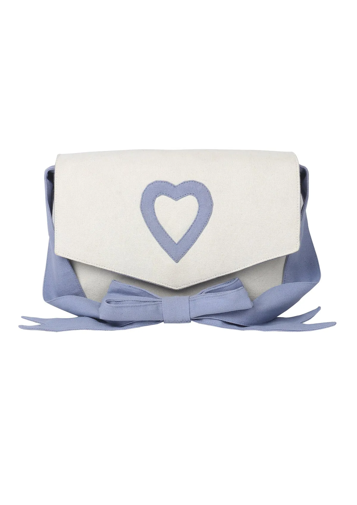 VALENTINE CLUTCH AZURE BLUE