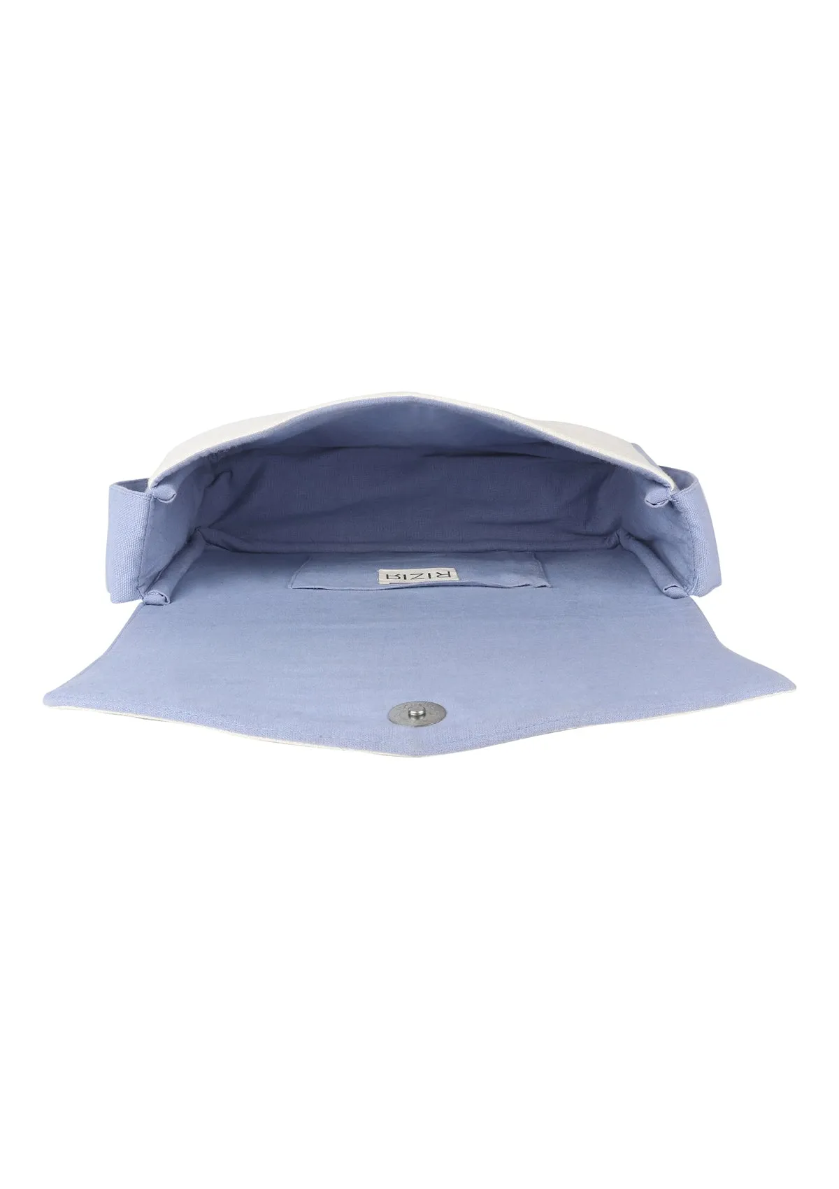 VALENTINE CLUTCH AZURE BLUE