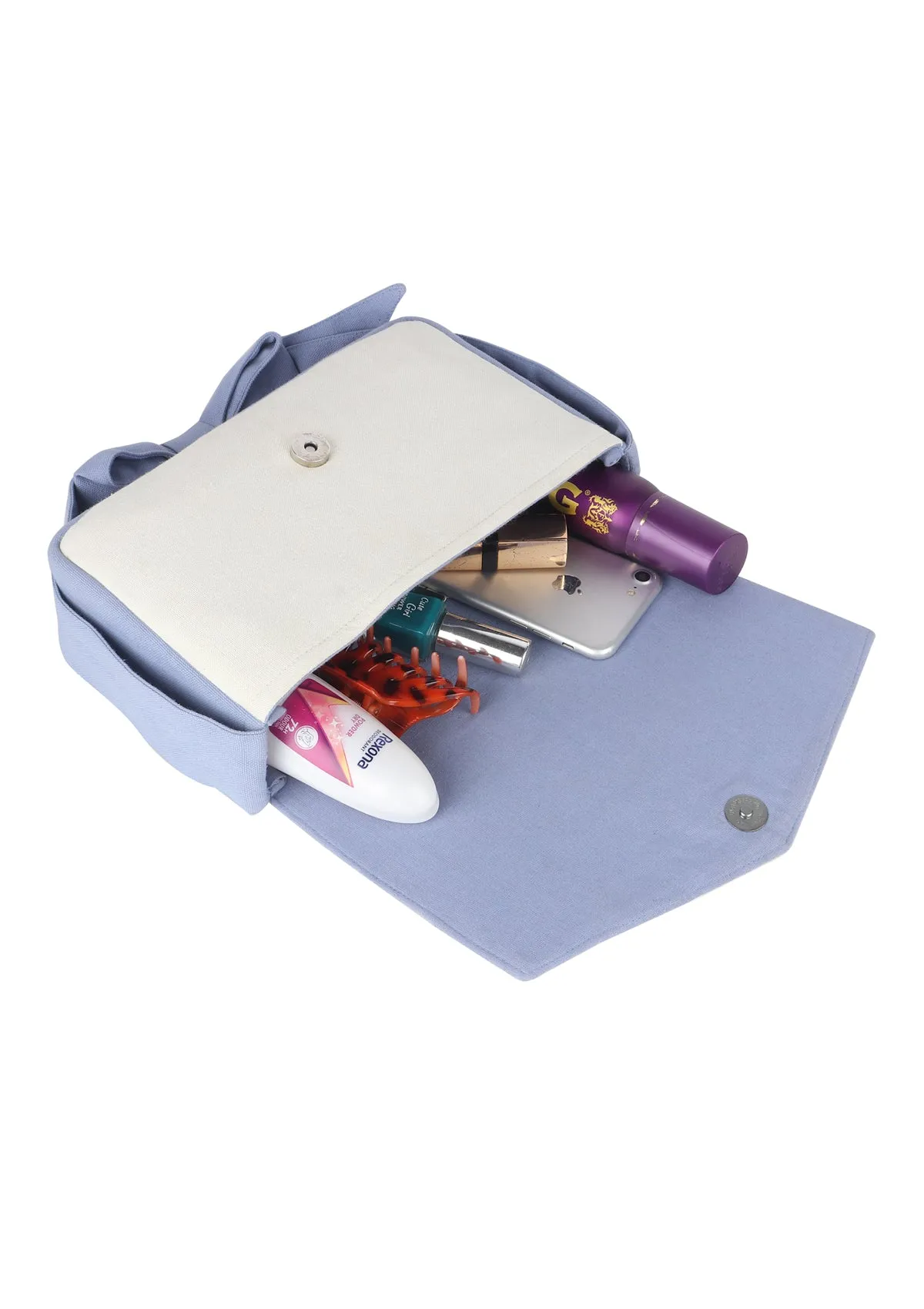 VALENTINE CLUTCH AZURE BLUE