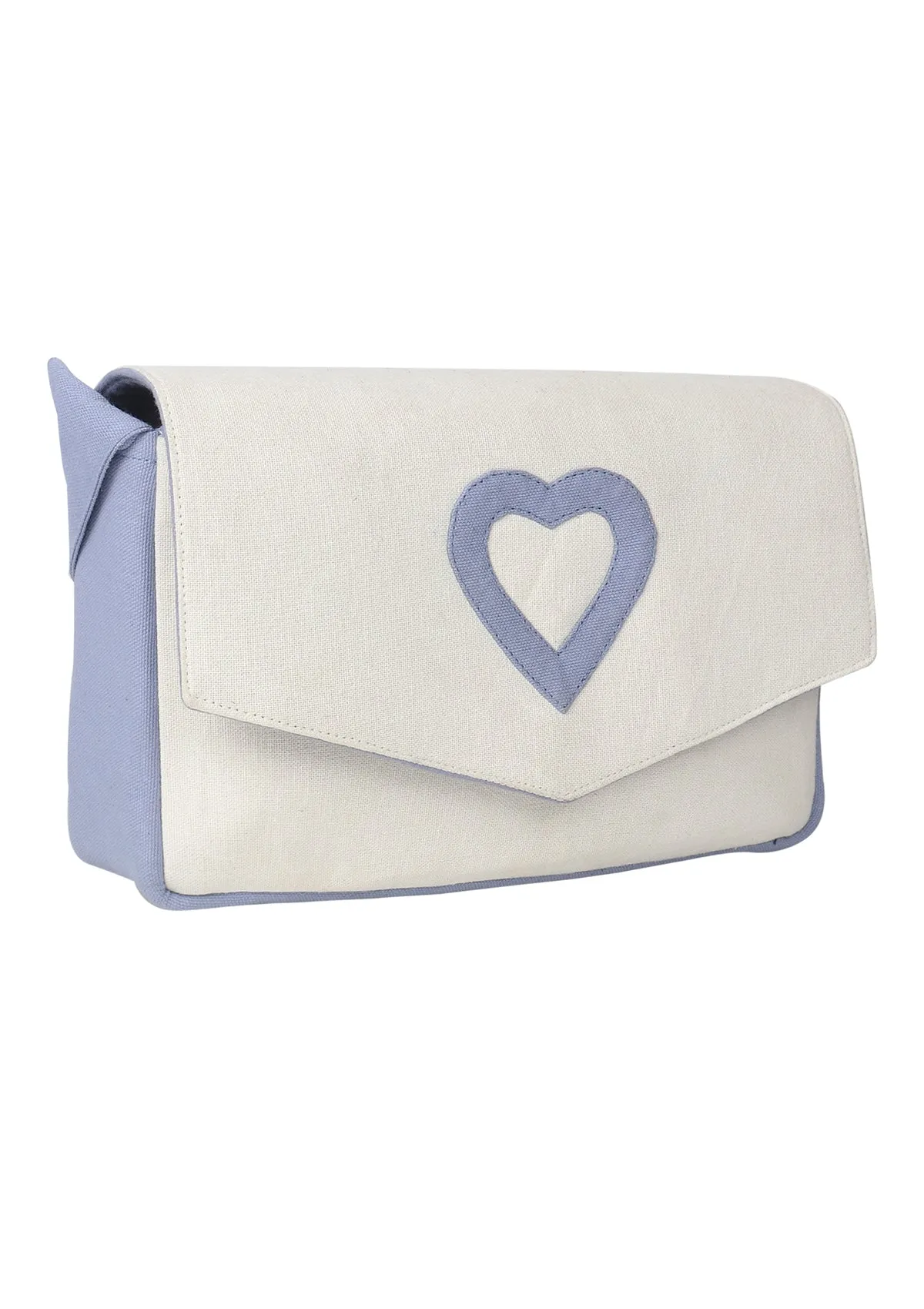 VALENTINE CLUTCH AZURE BLUE