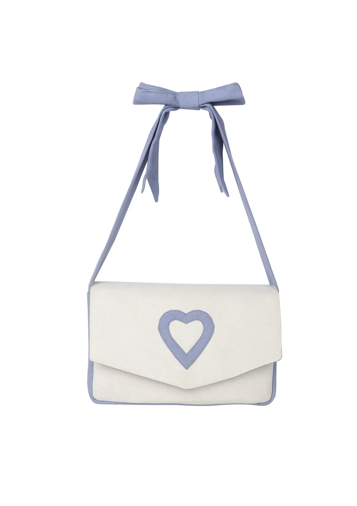 VALENTINE CLUTCH AZURE BLUE