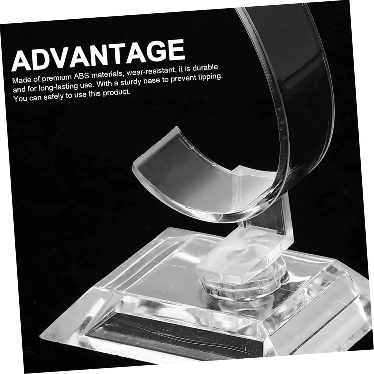 VALICLUD 24pcs Plastic Watch Holder C-shaped Jewelry Stand for Displays Organizes Watches Bracelets Material for Home Retail Use