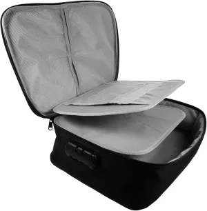 VALICLUD Secure Document Organizer Case Travel Document Storage Bag Oxford Fabric Large Capacity Password Lock