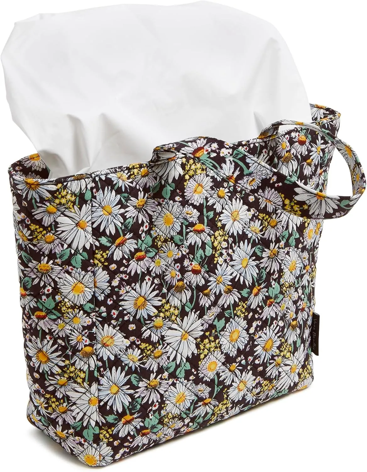 Vera Bradley Cotton Tote Lunch Box, Daisies White